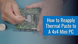 How to Reapply Thermal Paste to a Mini PC [upl. by Adroj]