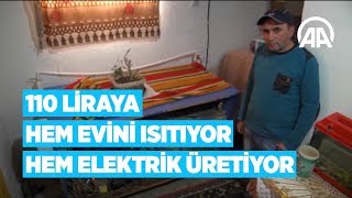 110 liraya hem evini ısıtıyor hem elektrik üretiyor [upl. by Gerianna]