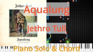 🎹Solo amp Chord Aqualung Jethro Tull Synthesia Piano [upl. by Freeland569]