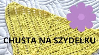 TUTORIAL👉ŁATWA CHUSTA WYKONANA SZYDEŁKIEM [upl. by Magas525]