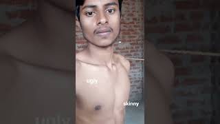 Skinny 🤡🔥 im back youtube family 🙏fyp gymrat shorts viralvideos [upl. by Aelam]