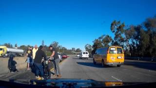 Motorcycle Crash Captured on Dashcam [upl. by Eblehs]