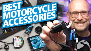 Best motorcycle gadgets for 2024  36 accessories YOU need [upl. by Aneelak]