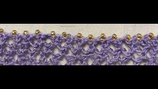 Beaded Bind Off [upl. by Sueahccaz]