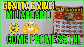 Gratta e Vinci Miliardario da 5€ Tentiamo la Fortuna 🍀 – Gratta e Vinci di Oggi [upl. by Yoral]