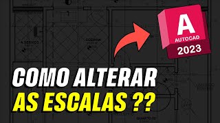 CENTIMETROS PARA METROS OU MILIMETROS COMO ALTERAR ESCALAS DE PROJETO NO AUTOCAD [upl. by Omidyar315]