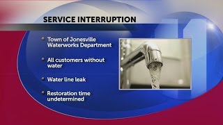 Water service in Jonesville Virginia shut off due to leak [upl. by Pell849]