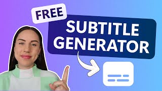 How to add subtitles to a video for FREE [upl. by Sibyls]