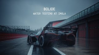 BUGATTI BOLIDE Water Testing at Imola Circuit [upl. by Rondon]