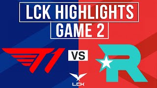 T1 vs KT Highlights Game 2  LCK 2024 Spring  T1 vs KT Rolster [upl. by Eecyac]