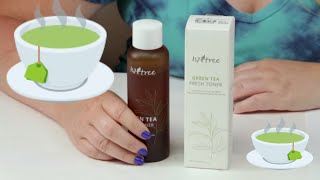 ISNTREE 🍵🍵 Green Tea Fresh Toner Review amp How to Use [upl. by Hymen]