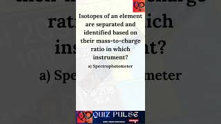 Isotopes Separating and Identifying Atoms chemistry physics quiz [upl. by Anthe]