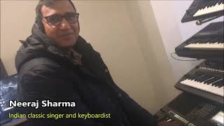 Dethata Walalu  දෑතට වළලු  Neeraj Sharma  Indian classical singer playing Sri Lankan Song [upl. by Akoek]