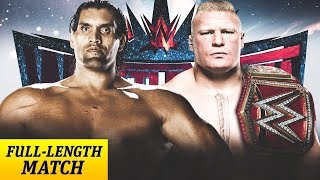 FULL MATCH — The Great Khali vs Brock Lesnar [upl. by Vassily]