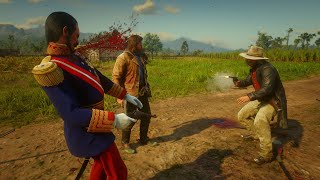 NPC Duels with Dead Eye Killcam Euphoria Physics Red Dead Redemption 2 PC Mods [upl. by Elise]