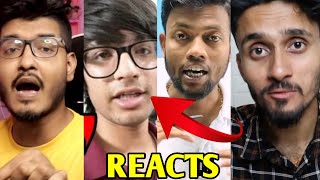 YouTubers REACT to souravjoshivlogs7028 vs NeonMan  ManojDey  NeuzBoyy  KKL Facts shorts [upl. by Noemad403]