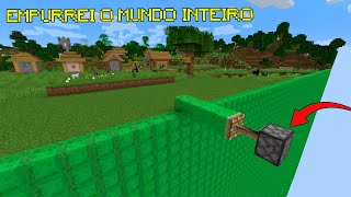 eu coloquei um pistão infinito no minecraft [upl. by Xena]