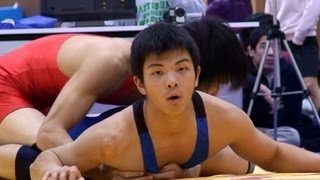 Freestyle Wrestling Japan NDA レスリング  55kg Match [upl. by Levesque]