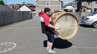 Larne double time  Lambeg drums [upl. by O'Donoghue]