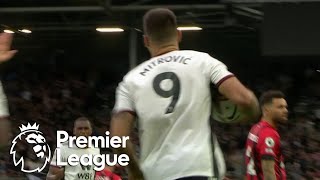 Aleksandar Mitrovic nets Fulham equalizer v Bournemouth  Premier League  NBC Sports [upl. by Etnauq82]