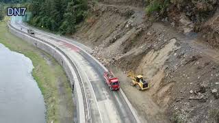 Trafic reluat pe sectorul de drum Boita Lazaret incepand cu ora 20 DN7 Valea Oltului [upl. by Mosera793]