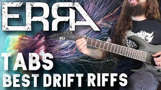 ERRA  Best Drift riffs with Tabs and Backing track [upl. by Melisenda]