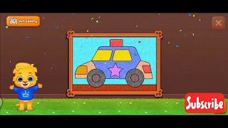 How to Painting a CarRobot  Coloring for Kids  Basic Painting Color and painting for kids [upl. by Marietta406]