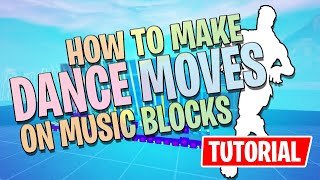 DEFAULT DANCE Music Blocks Tutorial  Fortnite Creative [upl. by Jaynell]