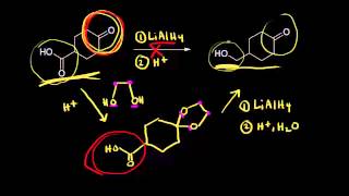 Acetals as protecting groups and thioacetals  Organic chemistry  Khan Academy [upl. by Ailuj]