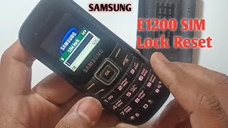 Samsung e1200 SIM LOCK reset  SIM LOCK kaise tode  Samsung e1200 SIM LOCK reset [upl. by Nonnaihr]