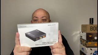 Unboxing PROZOR 192KHz Digital to Analog Audio Converter DAC Digital SPDIF Optical to Analog [upl. by Adnaloj]