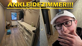 ANKLEIDEZIMMER FERTIG  Küche verschrauben  Wohnungsprojekt 7  MyFly [upl. by Roberson807]