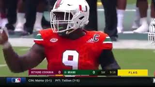 Miami vs BethuneCookman  College Football Full Game [upl. by Htevi754]