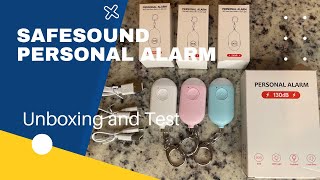 Safesound Personal Alarm Siren Song 3 Pack Review [upl. by Laurie]