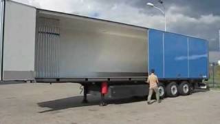 Schmitz Cargobull Folding Wall SemiTrailer SKO FP25 FWmp4 [upl. by Anuayek]