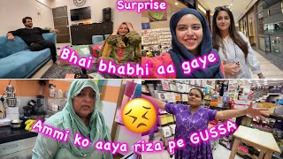 Bhai bhabhi aa gaye 😍  Ammi ko aaya gussa 😣  ibrahim family vlogs [upl. by Mccreery296]