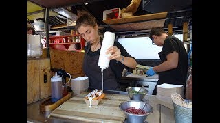 OMG Fully Loaded Halloumi Cheese Fries London Street Food by Oli Babas in Camden Lock Market [upl. by Delwyn]