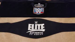 Quick look at my Real Official WWE Elite Authentic TV Series belts [upl. by Squires845]