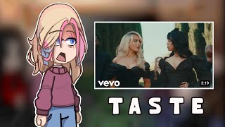 Wednesday Reacts to Taste by Sabrina Carpenter  gcrv  darkishalfcrazy [upl. by Stormie460]