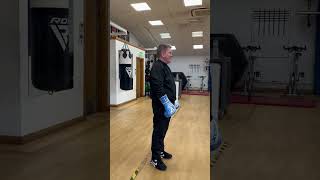 Dancing on ice  Ricky Hatton practices his ice moves in the gym Soon to appear on the ice [upl. by Mada]