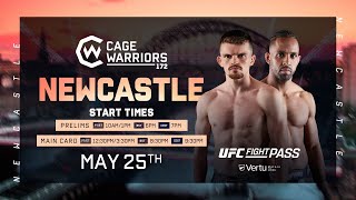 Cage Warriors 172 Prelims  Main Card is LIVE at 1230pm PT on UFC FIGHT PASS [upl. by Niltac]