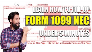 How to Fill out Form 1099 NEC 20232024 [upl. by Otecina]