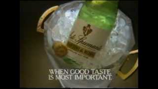 1985 Martini amp Rossi Asti Spumante sparkling wine champagne commercial [upl. by Eceinwahs]