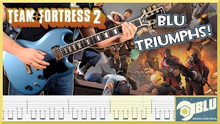 Team Fortress 2  BLU Triumphs  Guitar Cover with TABs  Valve [upl. by Perle]