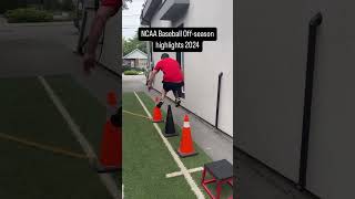 NCAA Baseball Offseason training 2024 [upl. by Oretos316]