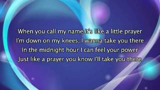 Madonna  Like A Prayer Lyrics In Video [upl. by Belvia]