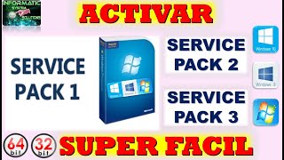 COMO activar Windows SERVICE PACK 123 COMPLETO [upl. by Ylrebmik313]