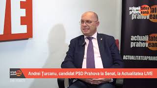 Andrei Turcanu candidat PSD Prahova la Senat la Actualitatea LIVE [upl. by Adnovoj]