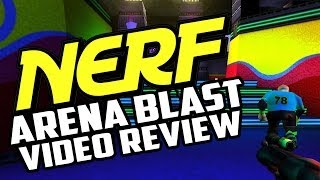 Retro Review  Nerf Arena Blast PC Game Review [upl. by Enetsirk]