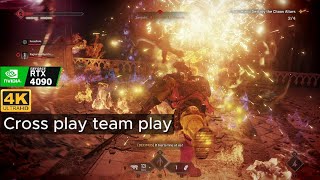 Cross play great team SPACE MARINE 2  RTX 4090  4k [upl. by Gnet]